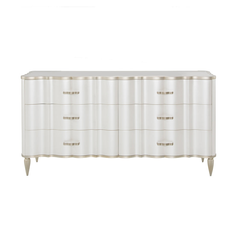 Michael Amini London Place 6 - Drawer Dresser | Wayfair intended for