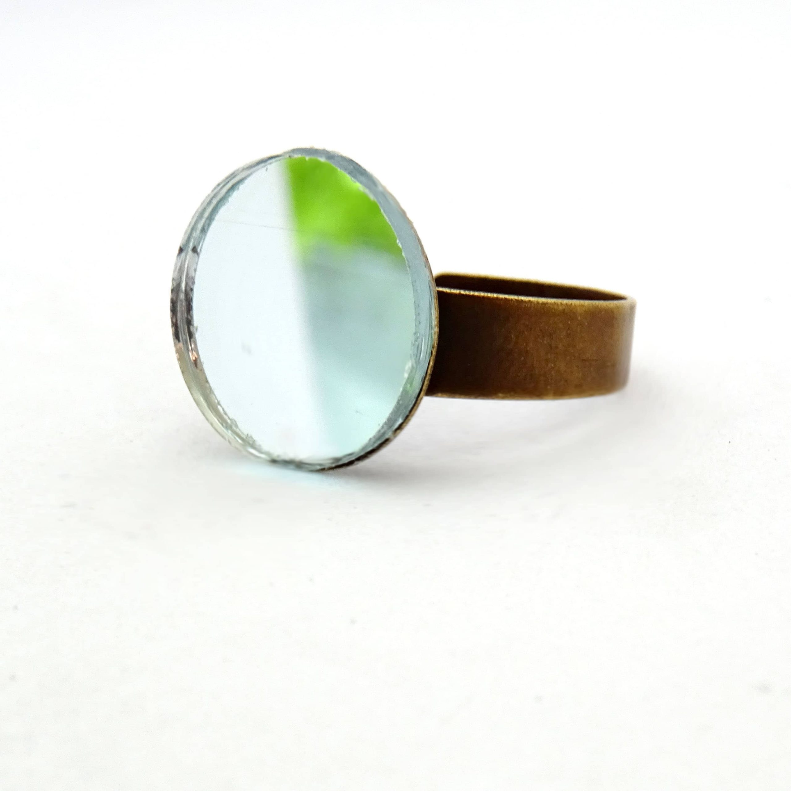 Mirror Ring - Etsy inside