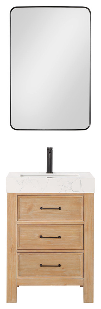 Miseno Mv-703824 León 24" - Farmhouse - Bathroom Vanities And Sink ... intended for Tips for Styling Your Space with the Miseno MM-AMER24 Americana Vanity