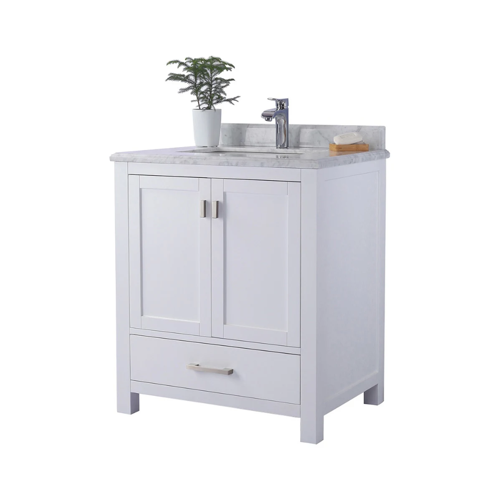 Miseno Mv-Prm24W-Wc Prim 24" Free Standing Vanity Set With | Build.com ... regarding