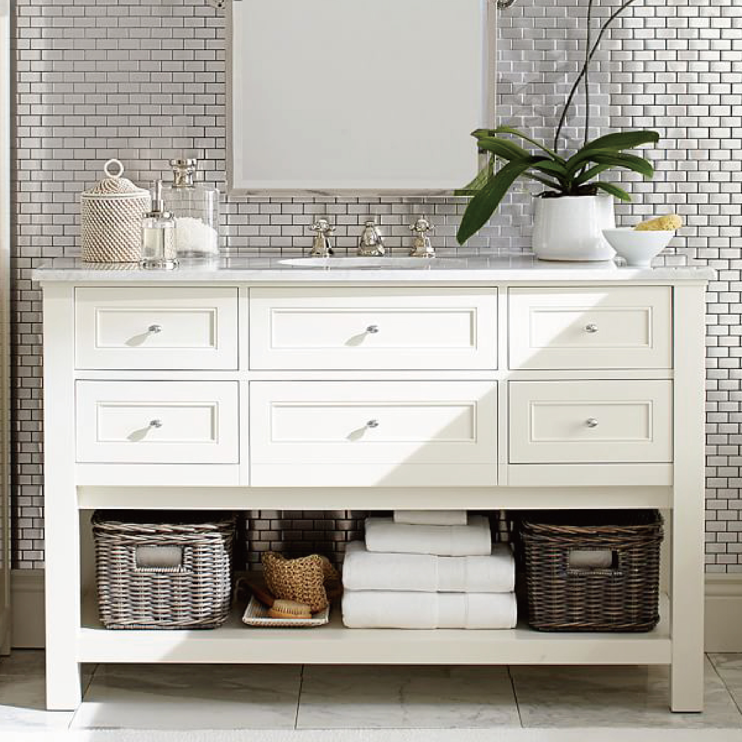 Modern Floor Standing Bathroom Cabinet Furniture Lacquer Finish White ... within Styling Your Bathroom with a Classic White Crane Wood Floor Cabinet