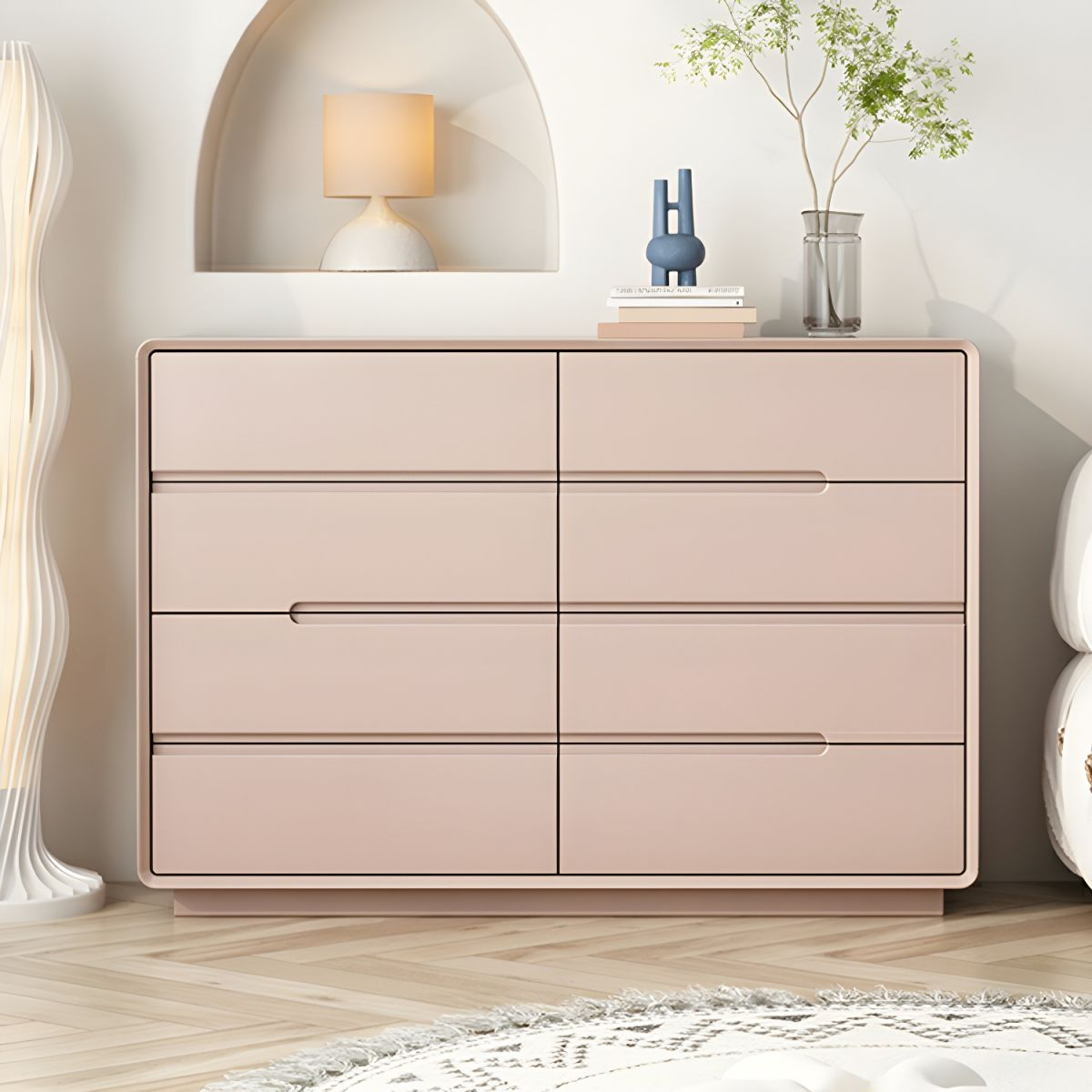 Modern Oak Dressers With Drawers In Sleek Design And Soft Close Glides ... inside