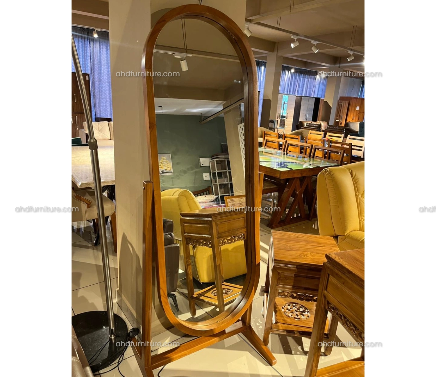 Olympia Long Mirror In Teak Wood Online with regard to Transform Your Space with an Olympia Mirror