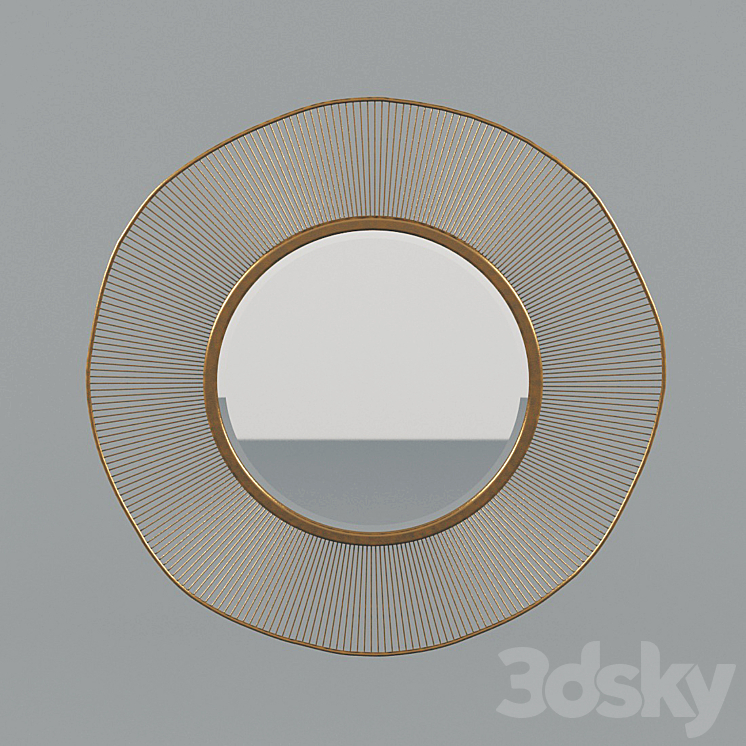 Olympia Mirror - Mirror - 3D Model for Transform Your Space with an Olympia Mirror