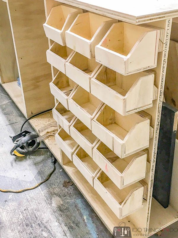 #Organizethis - Small Parts Bins | Woodworking, Wood Projects, Diy Wood ... regarding The Art of Organization Mastering Industrial Wooden Bin Systems