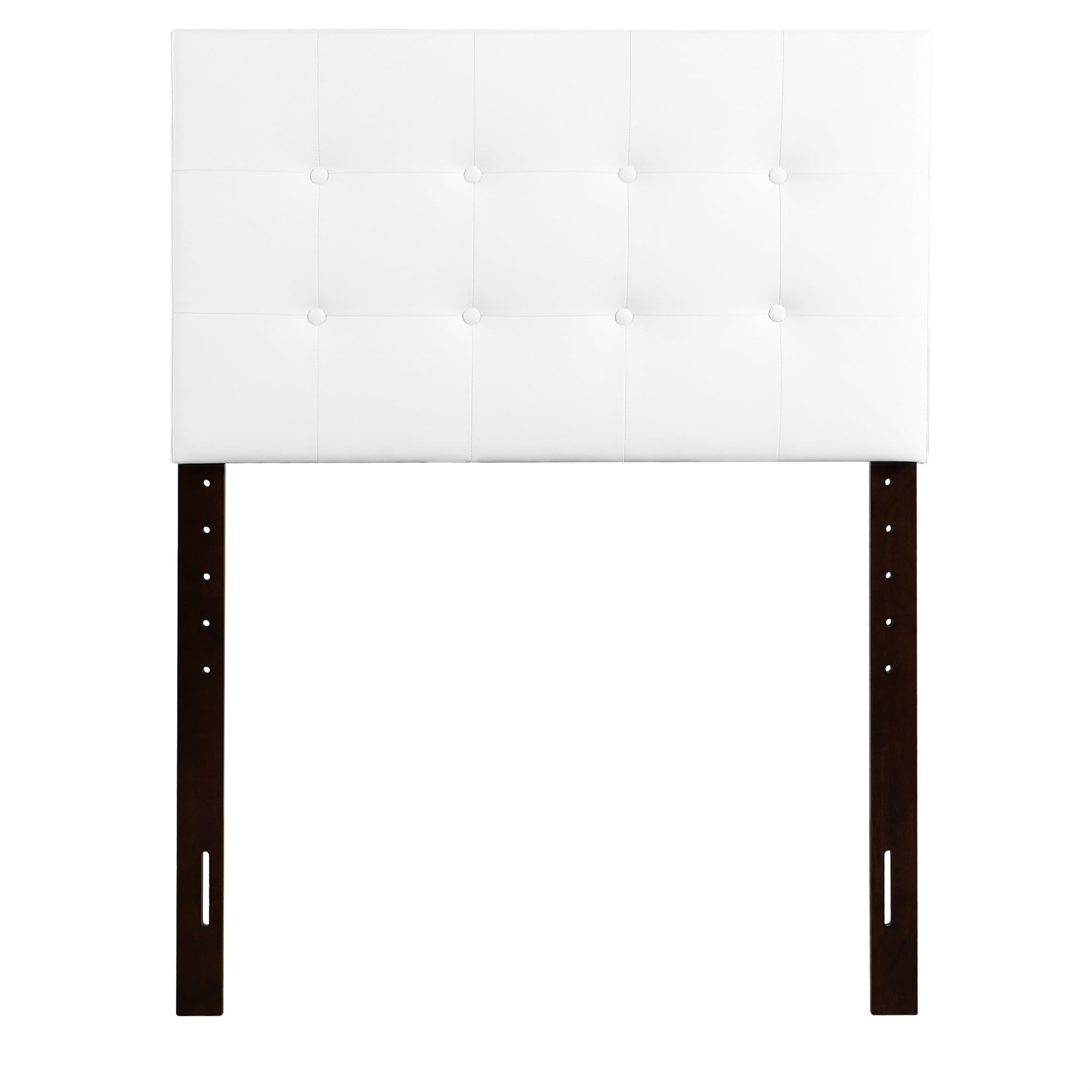 Passion Furniture Super Nova White Twin Upholstered Tufted Panel ... pertaining to Exploring the Versatility of the Glory Furniture Super Nova Headboard in White