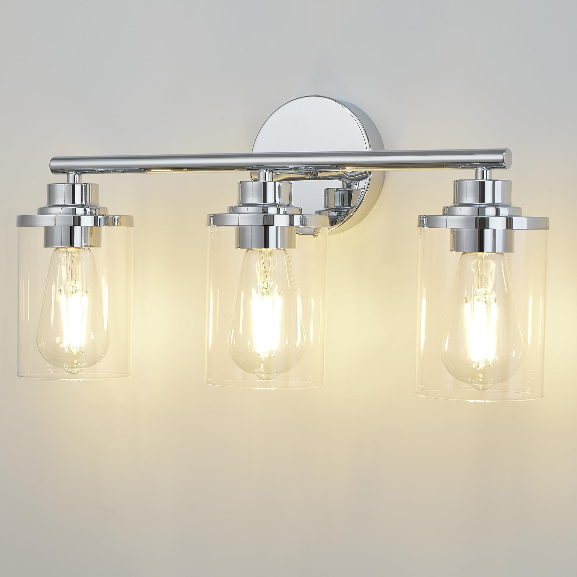 Porphyions Bathroom Light Fixtures,Vanity Lights,Chrome Bathroom Lights ... inside Why the Ansley Chrome Vanity Light is a Top Choice for Bathroom Updates