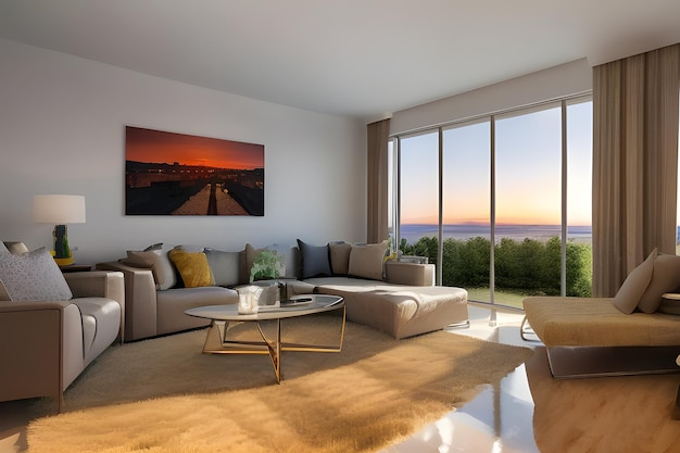 Premium Ai Image | Small Living Room Interior Design Ideas For ... throughout Maximizing Style and Space vidaXL's Chic Gray Shelves Explained