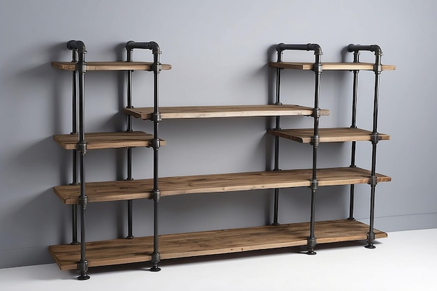Premium Photo | Industrial Pipe Shelving Unit with regard to