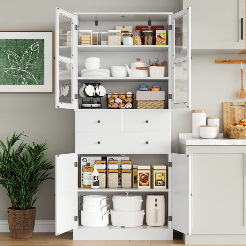 Red Barrel Studio® 70.9" Freestanding 3 Drawers Bathroom Storage ... within