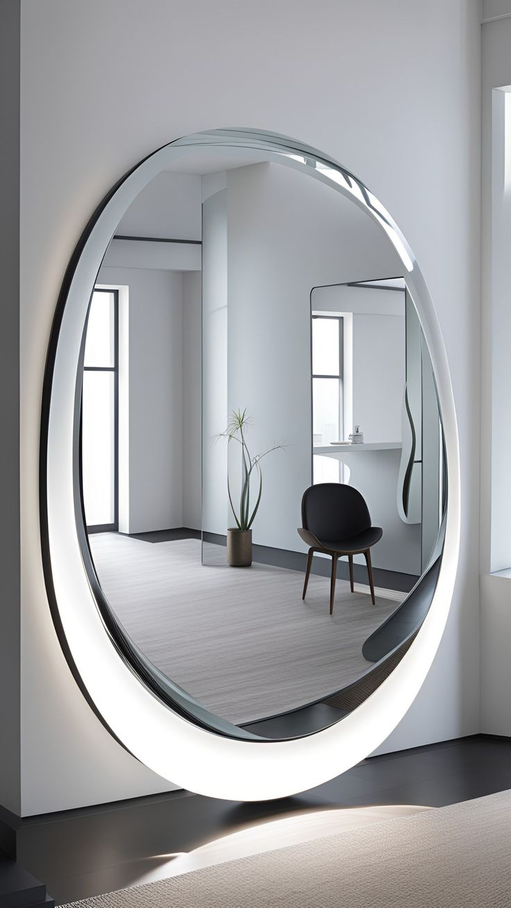 Reflective Delights: Unveiling The Beauty Of Blob Mirrors Living Room ... with