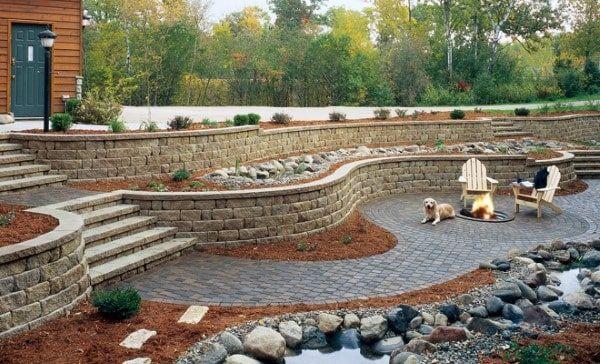 Retaining Wall Ideas To Elevate Your Landscaping | Backyard Retaining ... within Elevate Your Landscape With Creative Concrete Garden Walls
