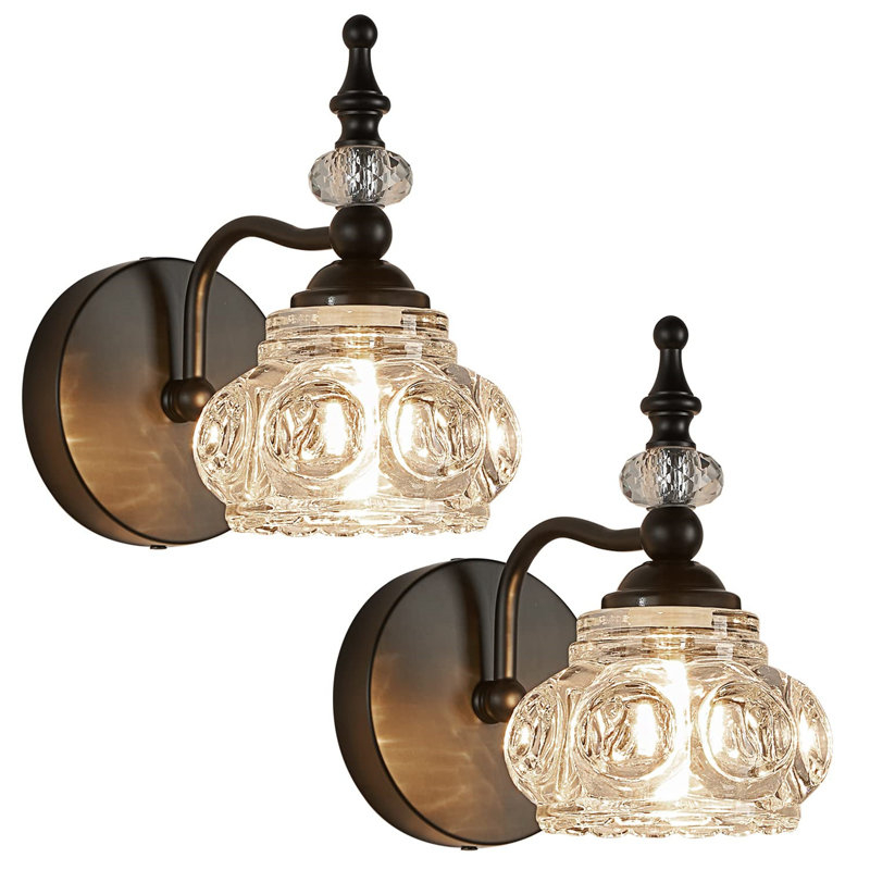 Rosdorf Park Artur Bath Sconce &Amp; Reviews | Wayfair intended for Anjoux 2-Light Bath Sconce Lightbulb Choices to Enhance Your Bathroom's Style