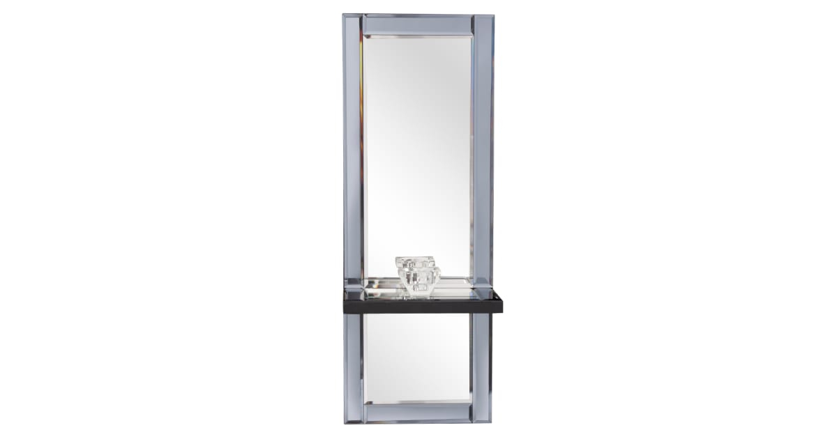 Roseto Hemir62859Ib Emerson 24" W X 9" H Rectangular Glass Framed ... for
