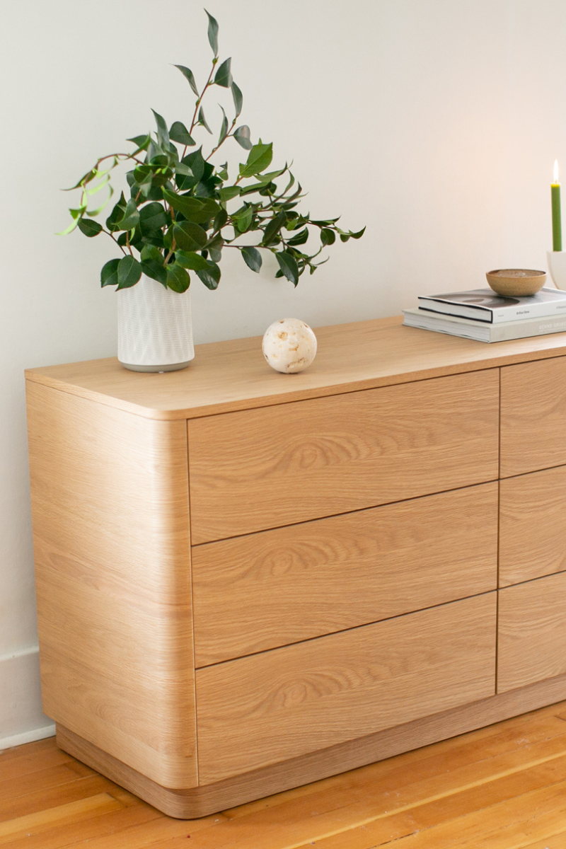 Round Off Dresser | Light Browndefault Title | Oak Dresser, Dresser ... regarding Creating a Cohesive Bedroom Aesthetic with the Titeca Sonoma Oak Dresser