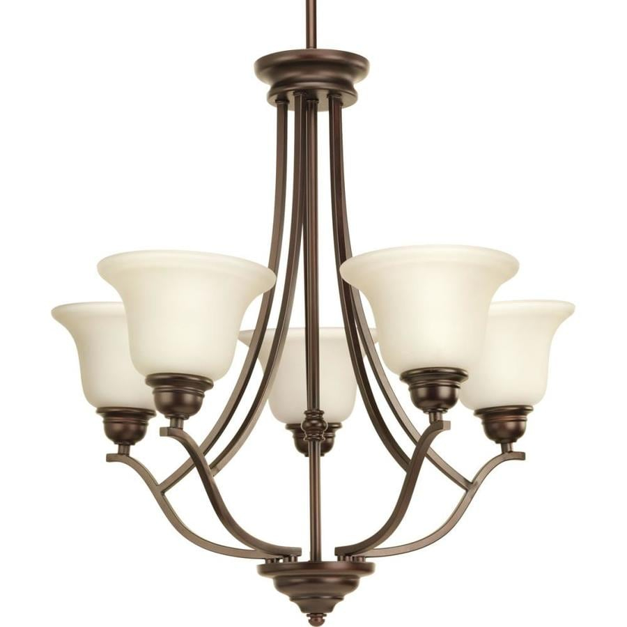 Shop Progress Lighting Spirit 5-Light Antique Bronze Transitional ... with regard to