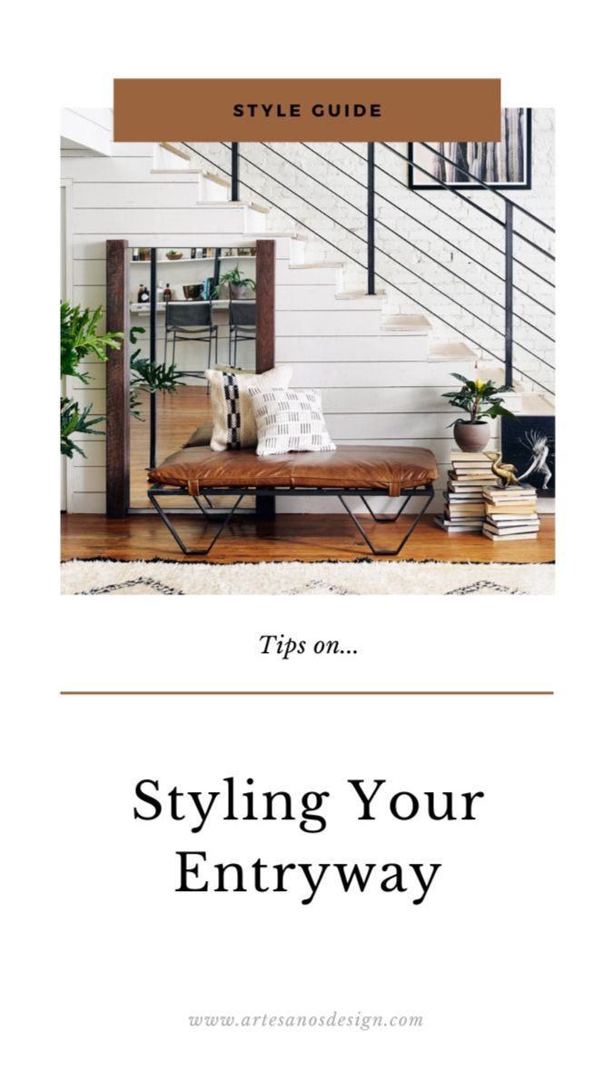 Styling Your Entryway | Modern House Design, Furniture Design, Small ... in