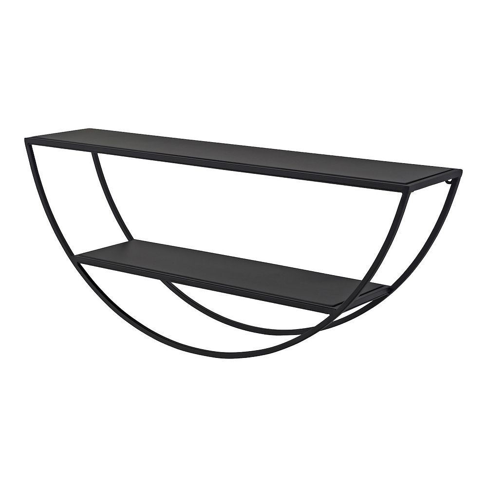 Tancill Half Circle Wall Shelf 26X11 with regard to Beyond the Basics How to Maximize Your Tancill Half Circle Wall Shelf Black 26x11