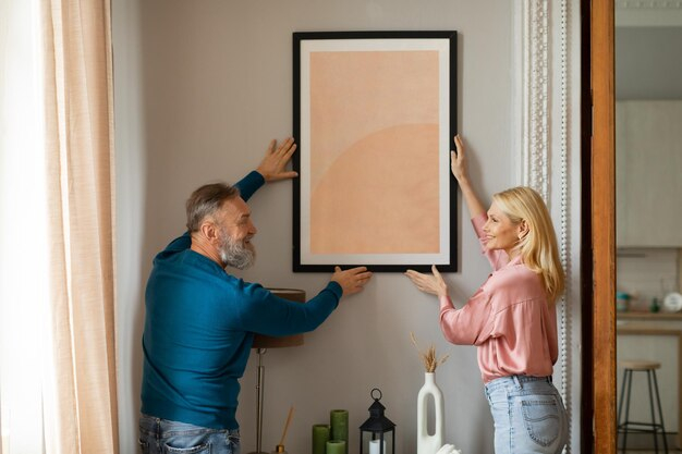 The Art Of Framing: Elevating Your Space With Framed Artwork - Teckfine in Elevating Your Space with the Yuda 23.5 x 35 Blue Framed Mirror