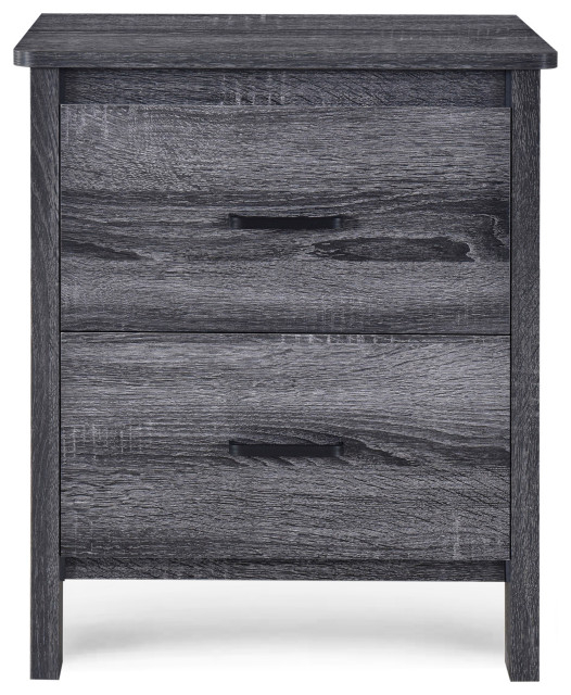 Titeca Contemporary 2 Drawer Nightstand - Transitional - Nightstands ... intended for