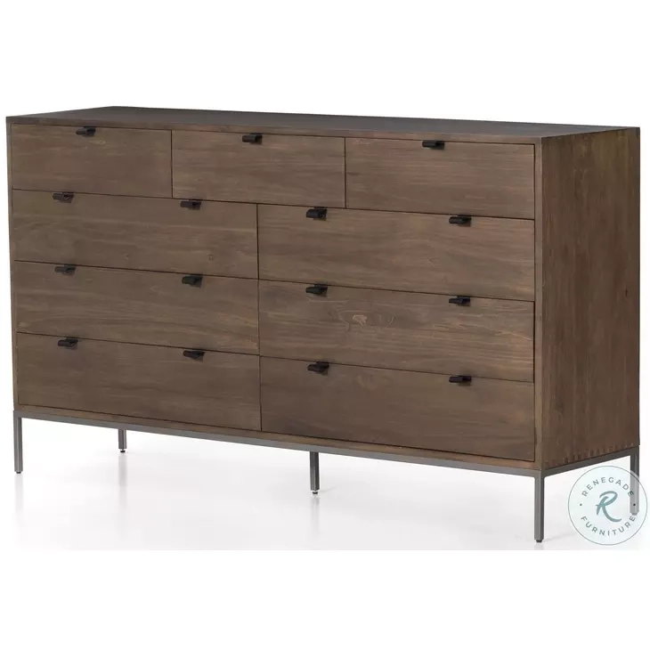 Trey Auburn Poplar 9 Drawer Dresser From Four Hands | Coleman Furniture in