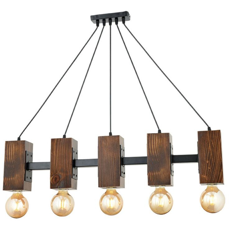 Union Rustic Biorn 5 - Light Kitchen Island Linear Pendant | Wayfair.co ... regarding