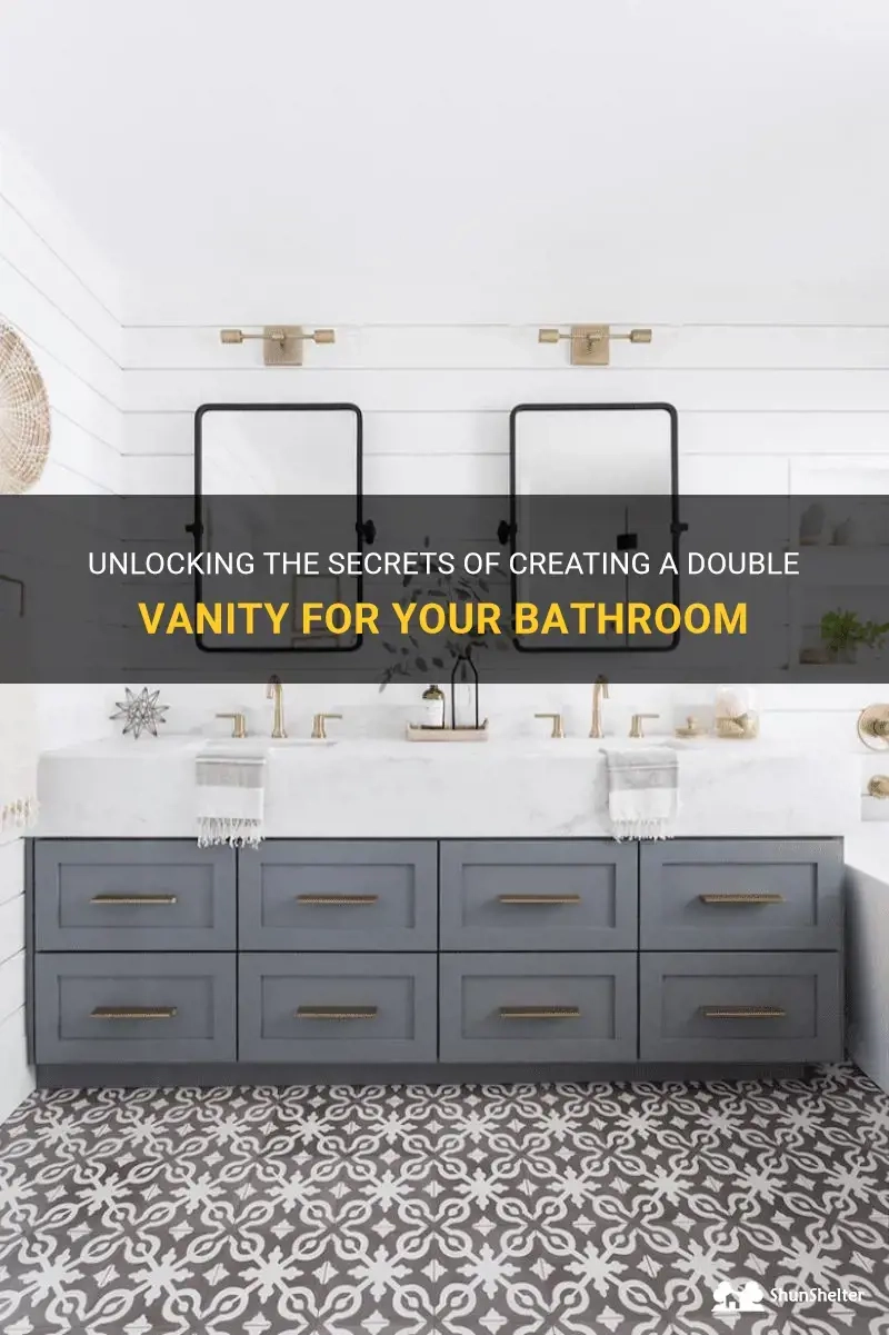Unlocking The Secrets Of Creating A Double Vanity For Your Bathroom ... with