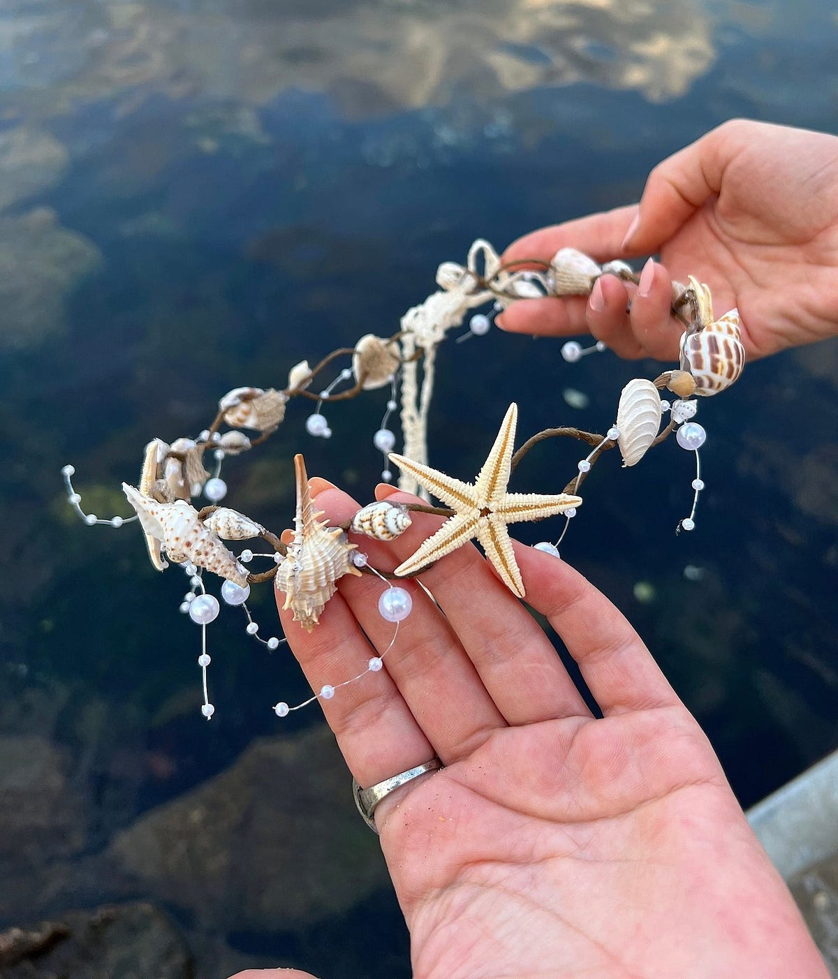 Unveiling The Starfish Seashell Mermaid Beauty | By Lovely-Boutique ... pertaining to