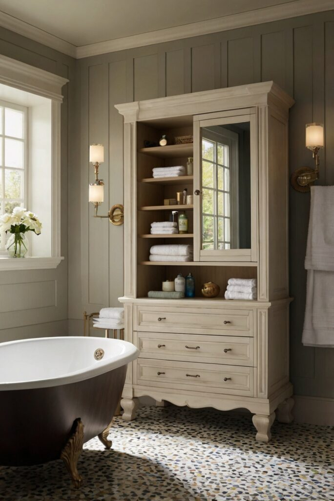 Vanity With Cabinet: Maximizing Storage And Style In Your Bathroom ... within Maximizing Your Bathroom Storage with the Eviva Linen Cabinet