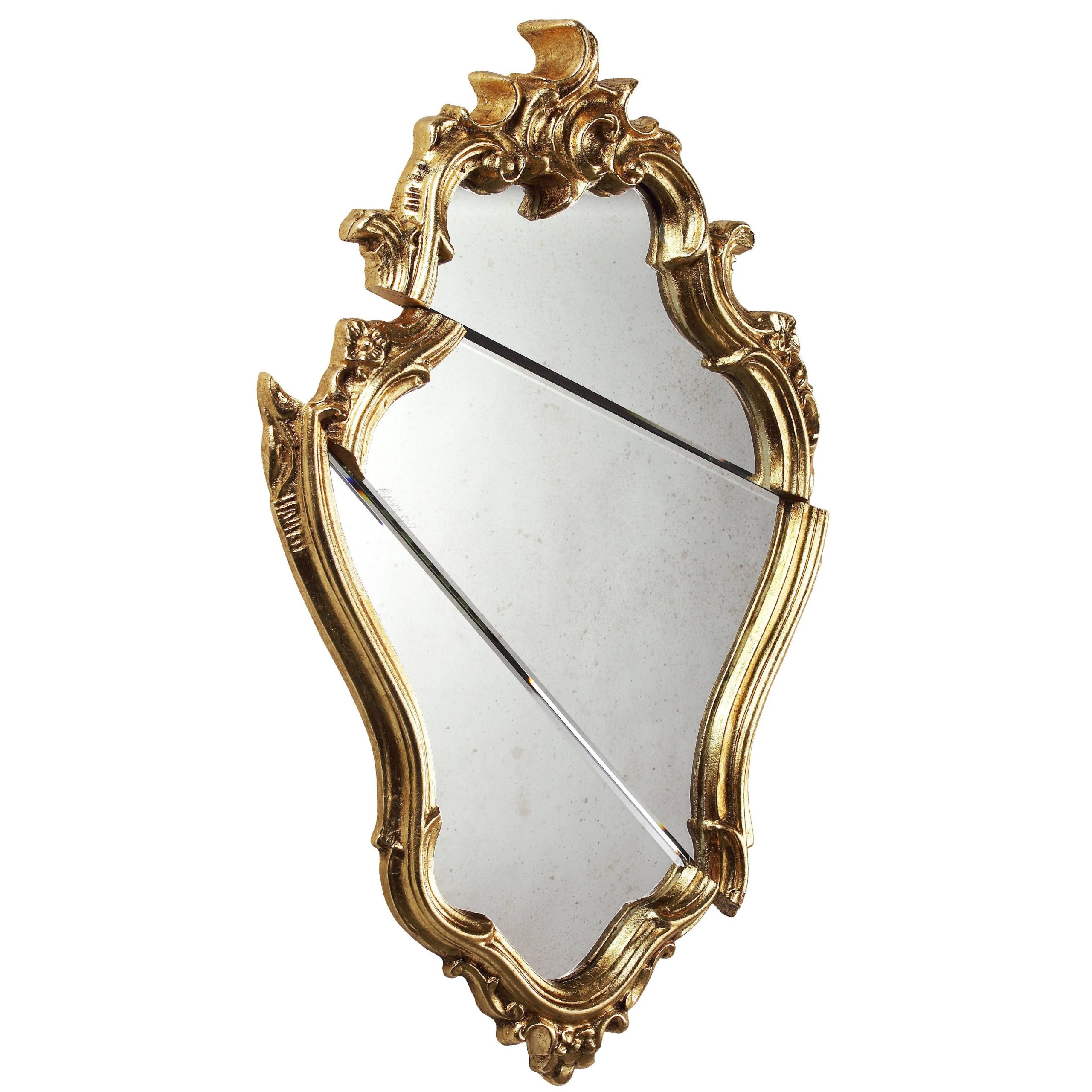 Wall Mirror Classic Frame Gold Rococo Baroque Contemporary Design Made ... within Mastering the Art of Decorating with a Classic Baroque Wall Mirror