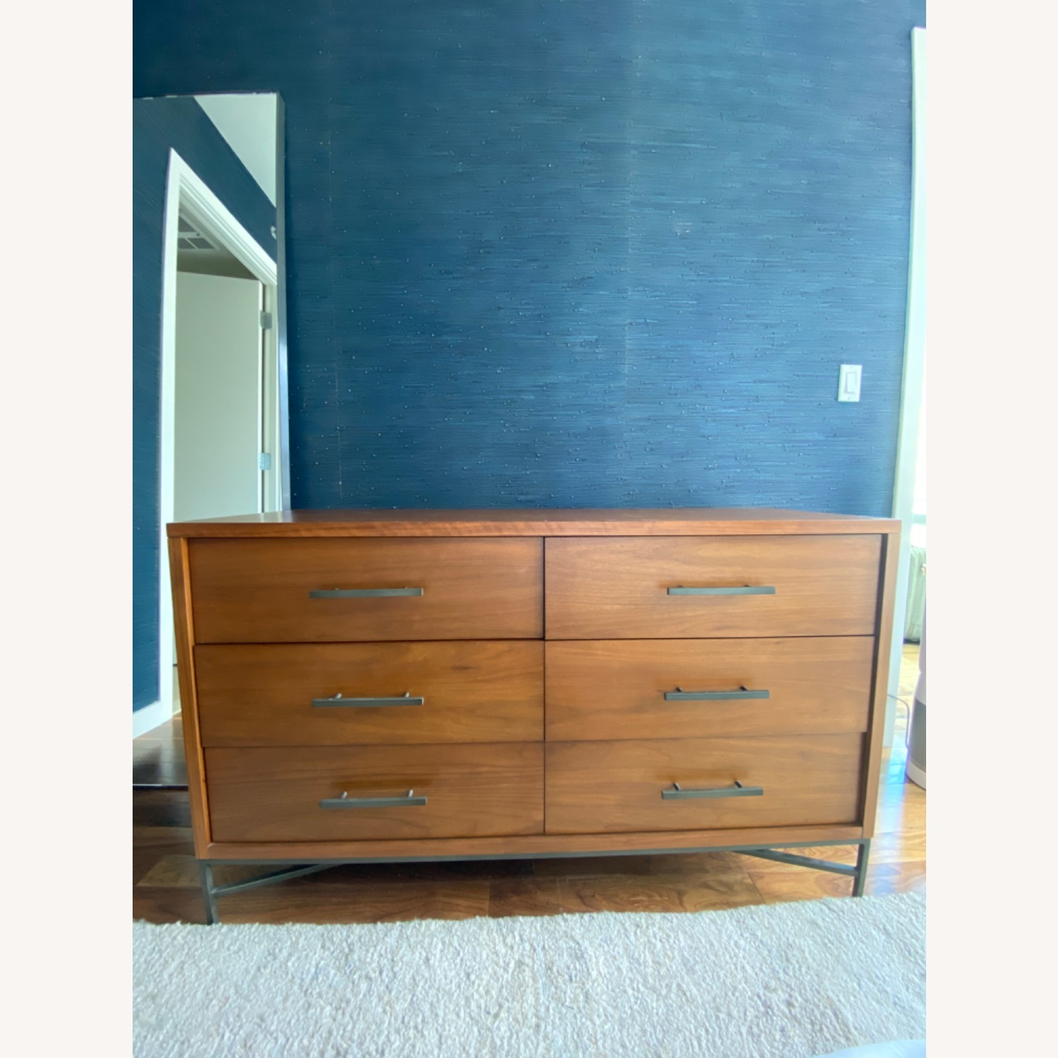 West Elm 6-Drawer Dresser Walnut - Aptdeco with regard to
