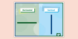 What Is A Horizontal Line? Definition And Examples - Twinkl for