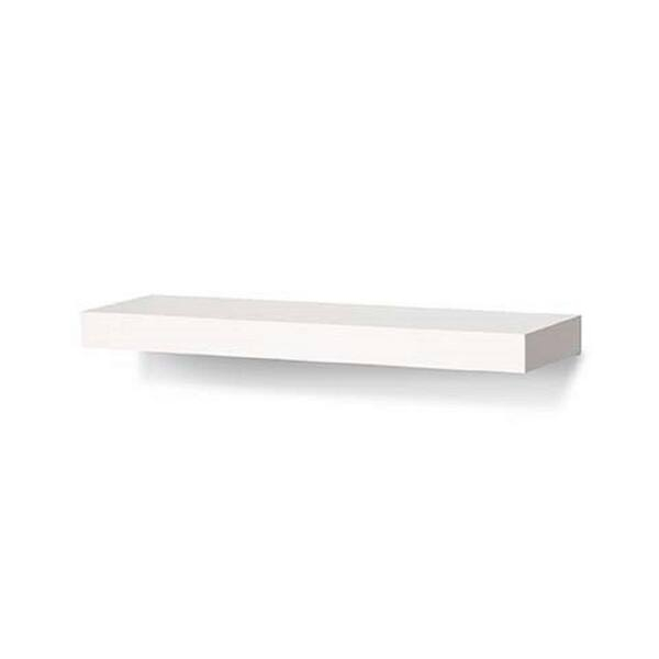 White Floating Shelves With Brackets At Rogelio Dorothy Blog throughout A Closer Look at the Chicago White Floating Shelf Its Practicality and Appeal