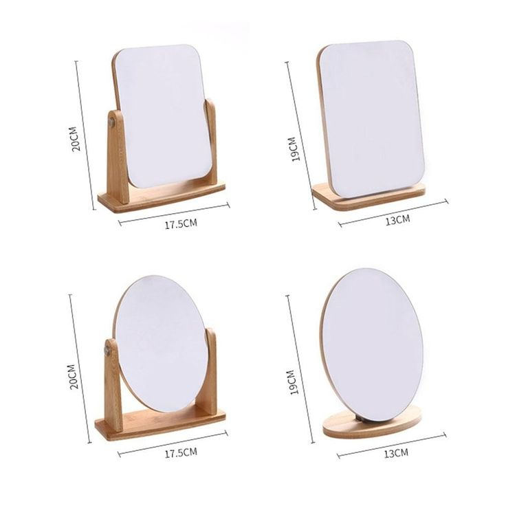 Wood Table Mirror | Mirror Table, Wooden Mirror Frame, Wooden Mirror with