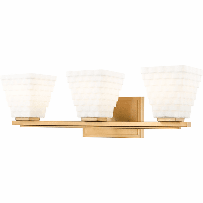 Z-Lite 7514-3V-Mgld Annalise Modern Modern Gold 3-Light Bathroom Light ... for Achieving a Chic Bathroom Annalise 3 Light Vanity Light in Modern Gold