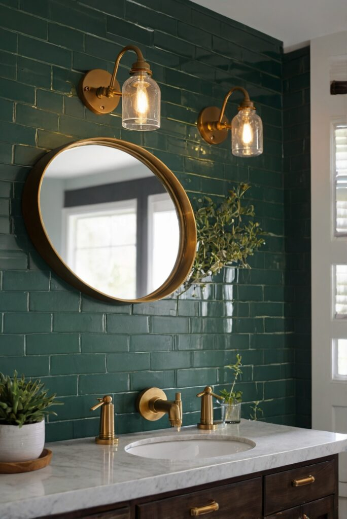 Zesty & Fresh: Key Lime (Bm 2035-50) For A Professionally Painted ... with regard to Achieving a Serene Bathroom The Impact of a Blue Vibe Frameless Mirror