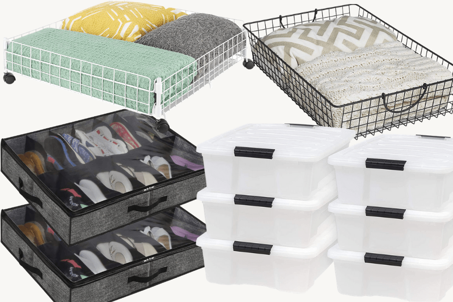 11 Genius Under-The-Bed Storage Solutions To Maximize The Storage Space ... with Under Bed Storage Solutions