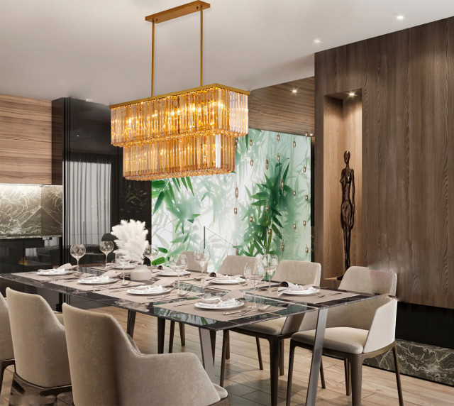 14-Light Satin Brass Metal Chandelier With Champagne And Clear Crystals ... pertaining to 14-Light Satin Brass Metal Chandelier With Champagne And Clear Crystals