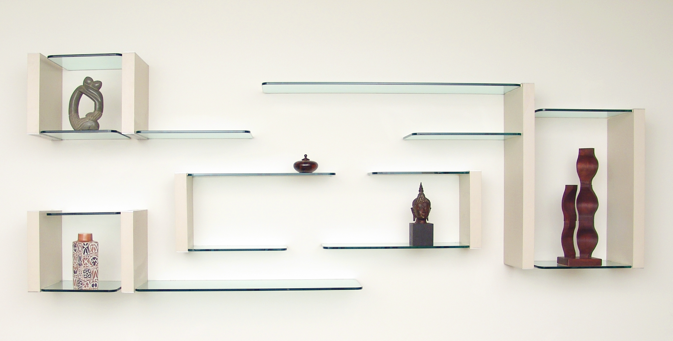 15 Ideas Of Floating Glass Shelves with regard to Glass Shelving Ideas