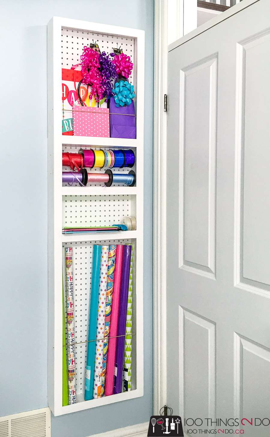 18 Wrapping Storage Ideas To Immediately Minimize Clutter with Shelf Wrapping Ideas