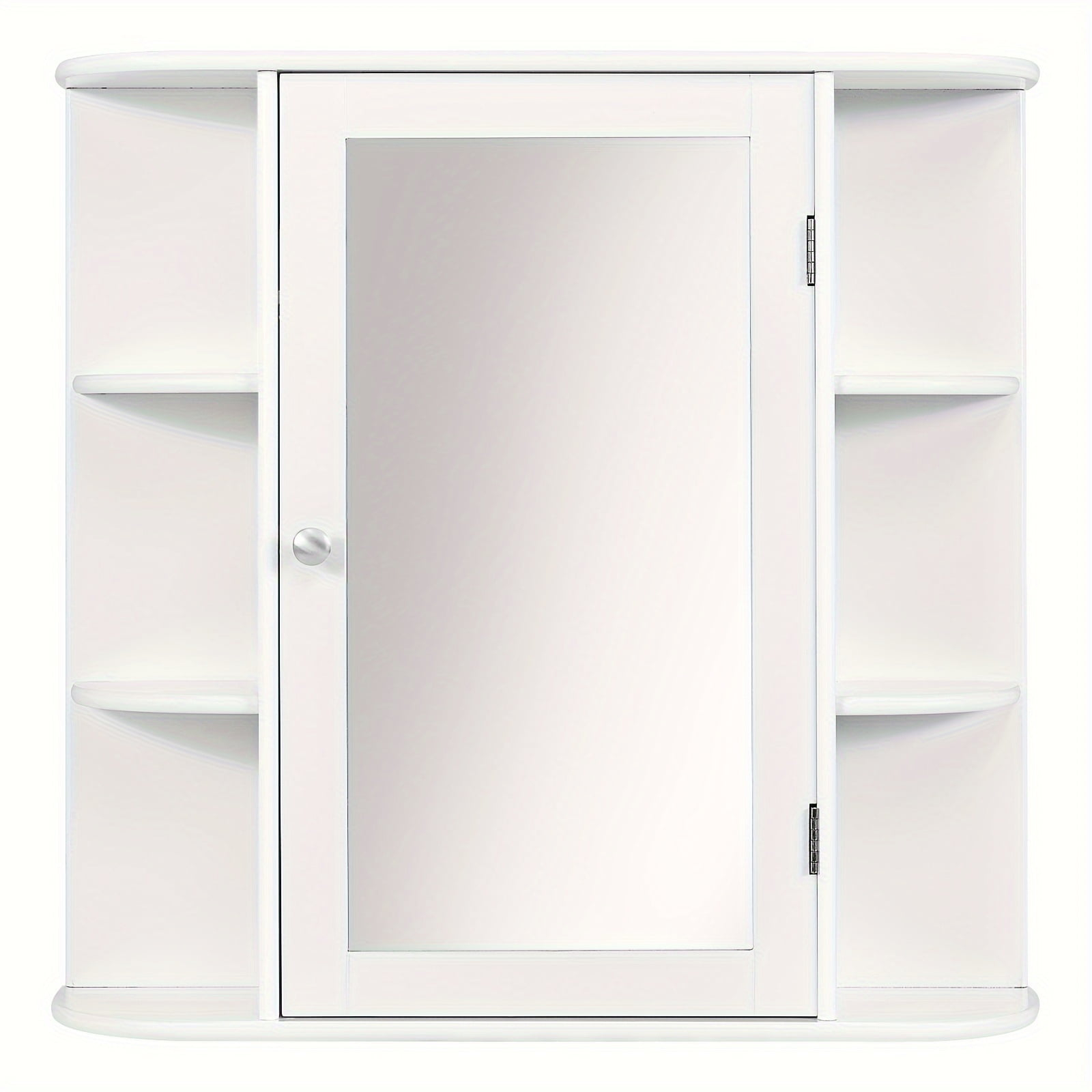 1Pc Bathroom Wall Mount Cabinet With Mirror Multipurpose Mount Wall Surface Bathroom Storage ... pertaining to Transforming Small Bathrooms The Costway Cabinet Mirror Solution