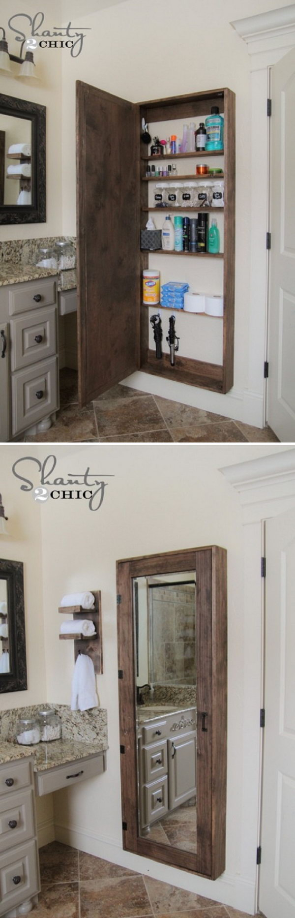 20 Clever Hidden Storage Ideas throughout Behind Every Reflection Lies a Hidden World