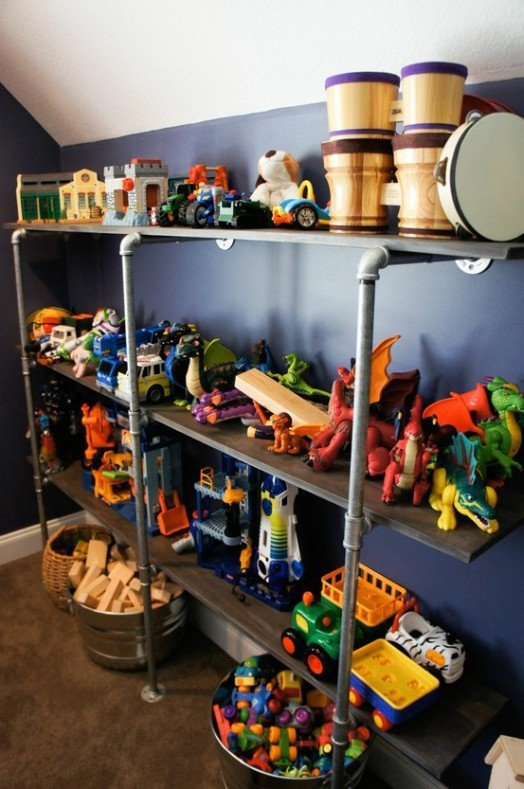 20 Cool Toy Shelf Ideas For Kids | Avso regarding Shelf For Kids Toys