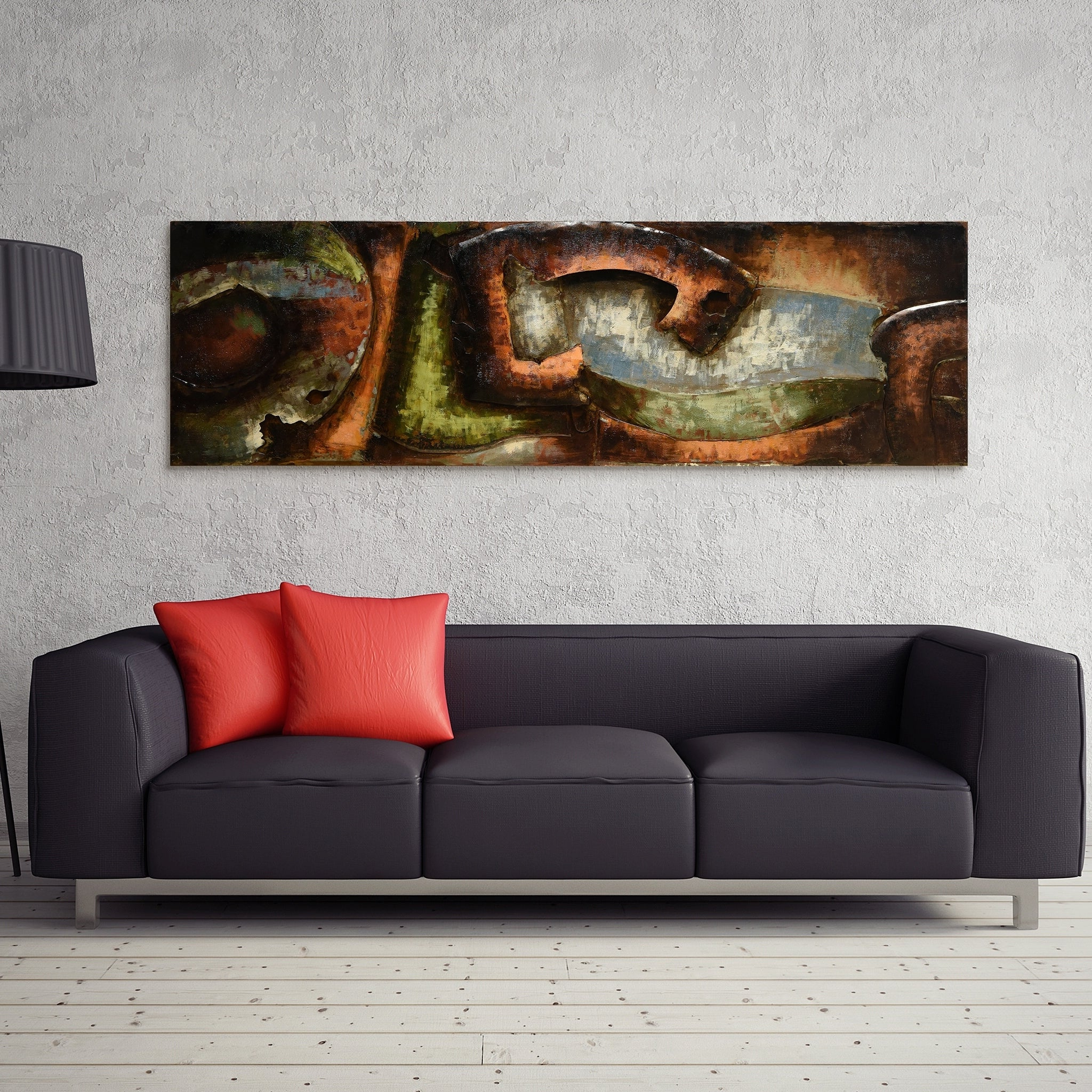 20 Ideas Of Mixed Media Iron Hand Painted Dimensional Wall Decor within "Revolutions" Abstract Mixed Media Iron Hand Painted Dimensional Wall Art