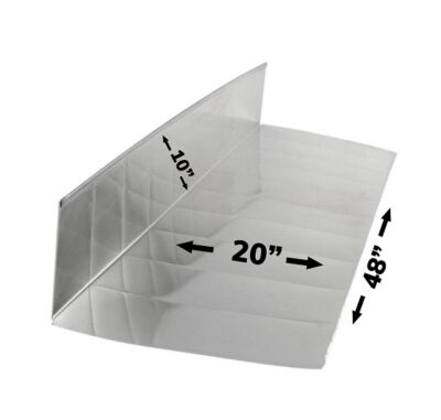20×10 Rectangular Sheet Metal Ducting (4Ft Long) – Hvac Shop within The Versatile 10" x 20" Rectangular Shelf Unveiled
