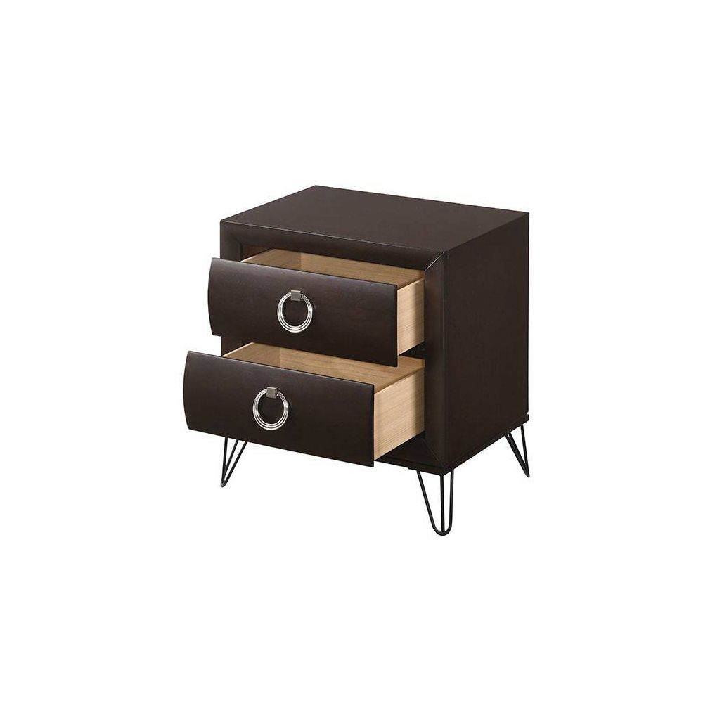 24" Tablita Nightstand Dark Merlot – Acme Furniture - Witnesswindowgraphics in Creating a Statement The ACME Tablita Mirror in Dark Merlot