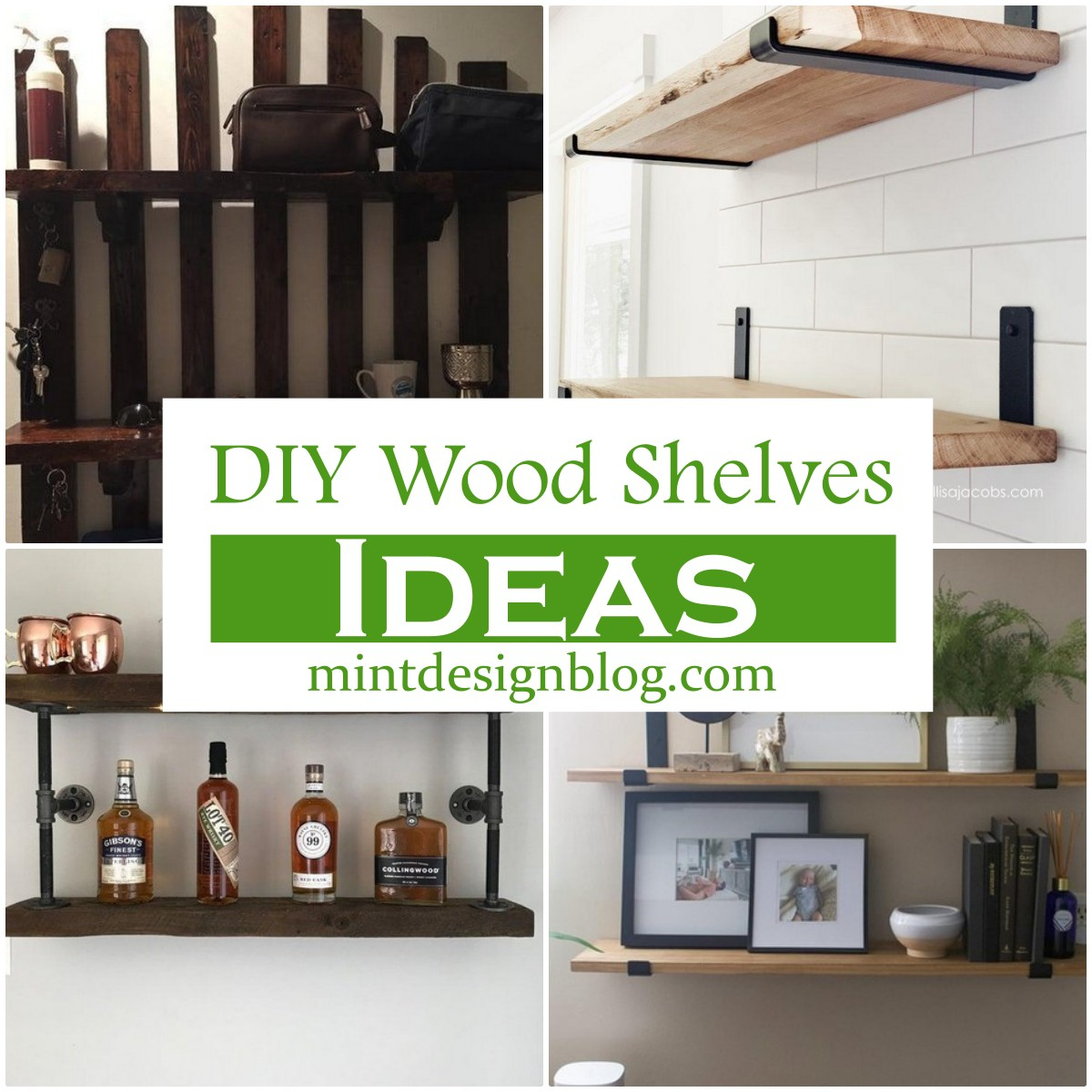 25 Diy Wood Shelves Ideas Easy To Diy - Mint Design Blog in Wood Shelving Ideas