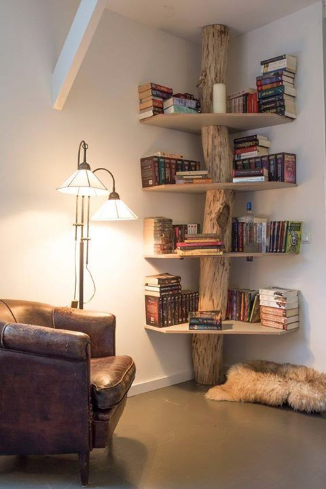 25 Ways To Diy Creative Corner Shelves intended for Maximizing Vertical Space: Ingenious Corner Shelf Designs That Work