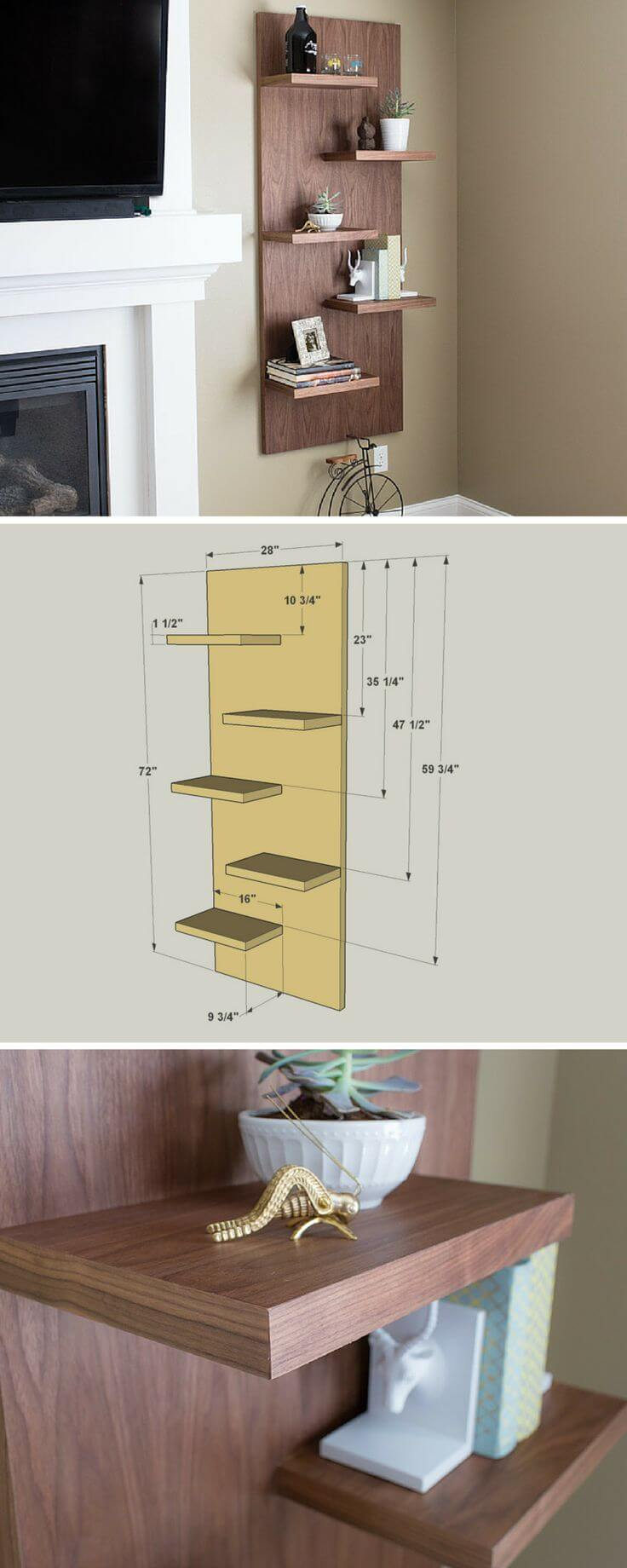 27+ Best Diy Floating Shelf Ideas And Designs For 2021 with Floating Shelf Ideas
