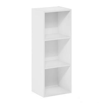 28" X 8" X 31" Ring Wooden 3-Tier Shelf White - Kate & Laurel All ... in Designing With The Ring Wooden 3-Tier Shelf White/Gold For Any Room